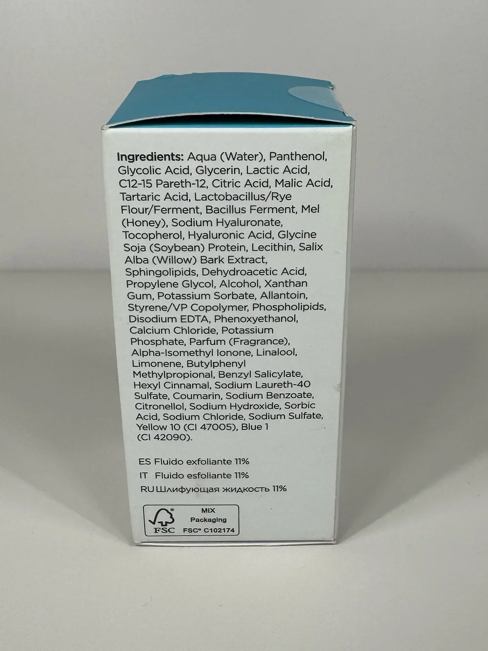 QMS Medicosmetics Active Exfoliant 11% Resurfacing Fluid 1.01 oz / 30 mL NIB